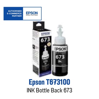 Epson 673BK Original Ink Bottle หมึกอิงค์เจ็ทสีดำ ( C13T673100 )