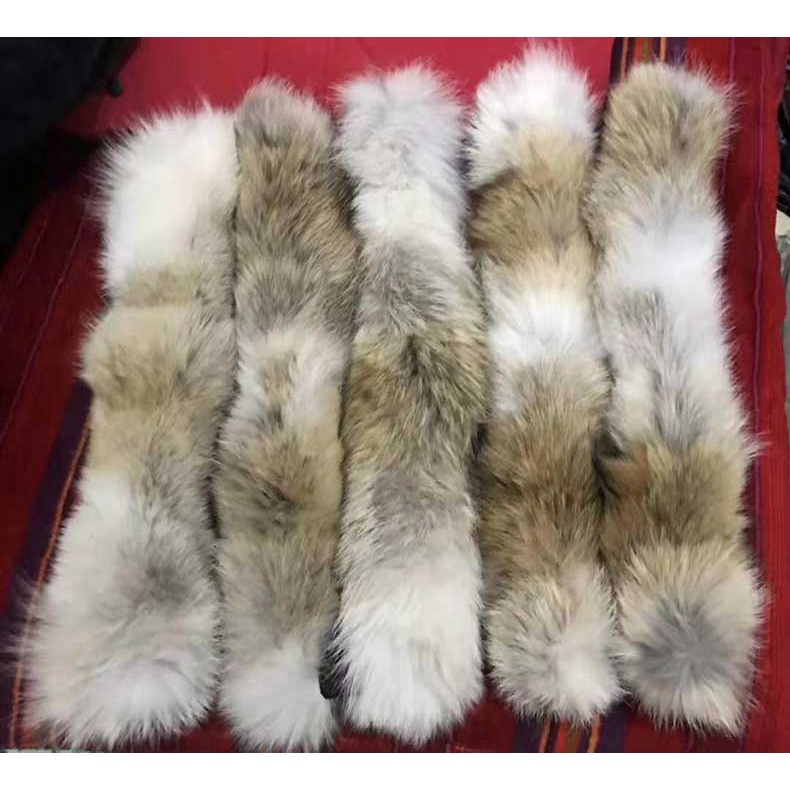 หลังการขายClassic Fashion Real Coyote Fur Winter Mens Canadian CG Wyndham Parka Goose Down Jacket  Outdoor Coat Wnd Wate #4