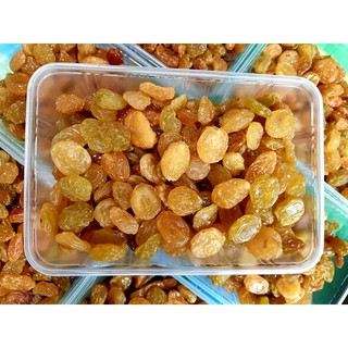 ลูกเกดเหลืองไซล์จัมโบ้ ขนาด 500 กรัม Yellow Raisins, Sile Jumbo