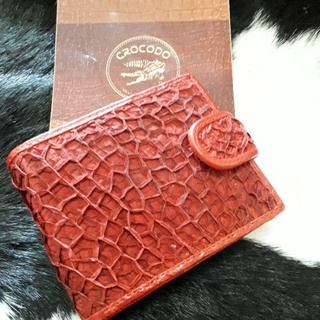 red stingray skin pocket coinกระเป๋าใส่เหรียญหนังปลากระเบน