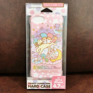 Case iPhone 7/8 from Japan แบบแข็ง ลาย Little Twin Stars &amp; Unicorn สีชมพู