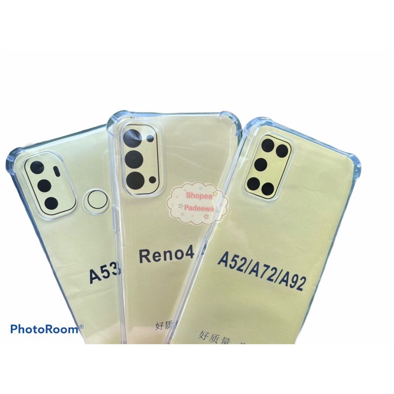 Oppo A53/Reno4/A92  เคสใสกันกระแทก #มีบริการเก็บเงินปลายทาง