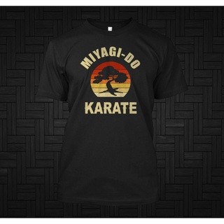 เสื้อยืด ผ้าฝ้าย 100% พิมพ์ลาย Miyagi Do Karate สวมใส่สบาย แฟชั่นสําหรับผู้ชายS-5XL