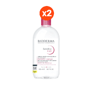 Bioderma Sensibio H2O ไมเซล่าคลีนซิ่งวอเตอร์ คลีนซิ่งผิวแพ้ง่าย ผิวบอบบางแพ้แดงง่าย (ฝาธรรมดา 2 ขวด)