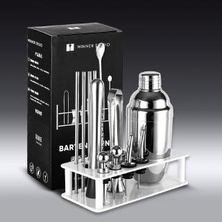 แก้วเชค เชคเกอร์ Cocktail Shaker Mixer ชานม แก้วเชคเกอร์ผสมเครื่องดื่ม เครื่องปั่นค็อกเทล ชุดค็อกเทลสแตนเลส