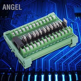 Angel บอร์ดโมดูลรีเลย์ขยายสัญญาณ Plc 12 ช่องทาง Npn อินพุต Pnp เอาท์พุต Dc12-36V