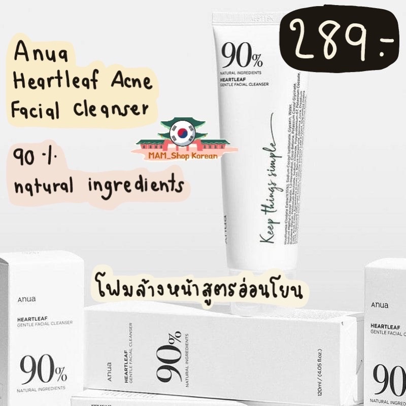 ANUA Heartleaf Acne Facial Cleanser 120ml