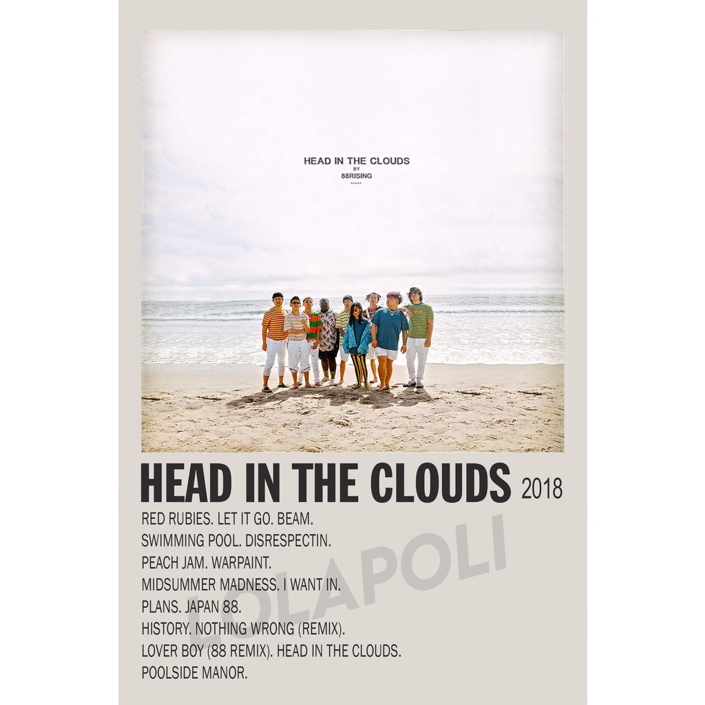 โปสเตอร์ปกอัลบั้ม Head In The Clouds - 88rising