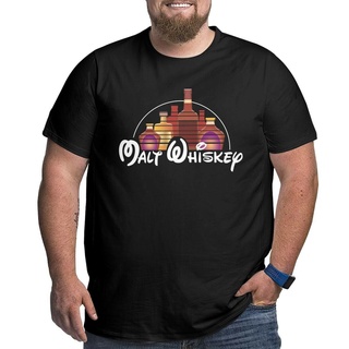 เสื้อยืด ผ้าฝ้าย พิมพ์ลาย Walt Whiskey สําหรับผู้ชาย