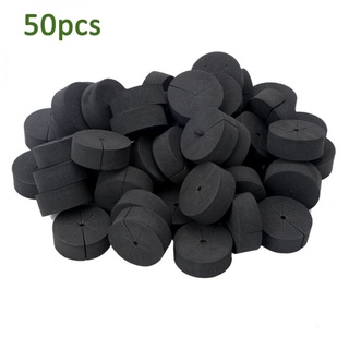 WhoopStore~Garden Clone Collars Sterile Non-toxic Premium 50pcs Black Cloning Foam#Ready Stock