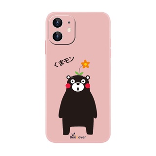 เคสซิลิโคนนิ่ม ลายคุมะมง สําหรับ IPhone 13 12 11 Pro ProMax Mini 5 5S 6 6s 7 8 SE SE3 2020 Plus X XS XR XSmax