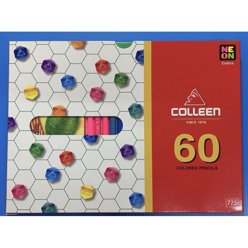 สีไม้ยาว 60 แท่ง 60 สี คอลลีน 775