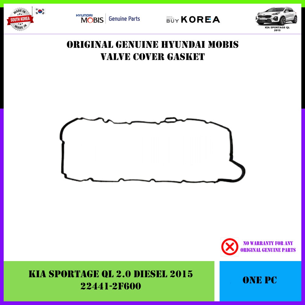 (QL-3) Kia Sportage QL 2.0 ดีเซล Hyundai Mobis ปะเก็นฝาครอบวาล์ว (22441-2F600)