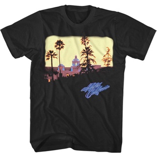 เสื้อผ้าผชเสื้อยืด พิมพ์ลาย Eagles Hotel CaliforniaS-5XL