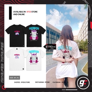 9FEBเสื้อยืด 1NINE0 เสื้อผู้ชาย/ผู้หญิง ผ้าCotton100%