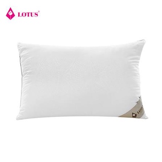 ห้องนอนและเครื่องนอน หมอนหนุน LOTUS MICROFIBER FIRM 19X29 นิ้ว