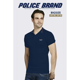 Police Bodysize  เสื้อโปโล ทรง Slim fit พอดีตัว สีขาว,ดำ,เทา,กรม ใส่ได้ทั้งผุ้ชาย/ผู้หญิง