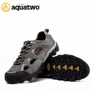 รองเท้าเดินป่า รัดข้อ Aquatwo รุ่น 955 (สีเทา)