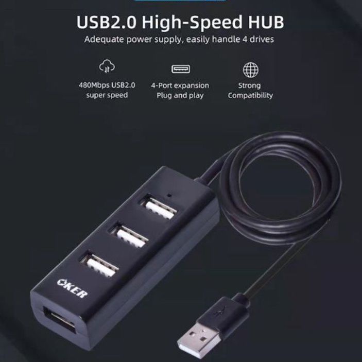 OKER USB Hub3.0 4ช่อง รุ่นH-439