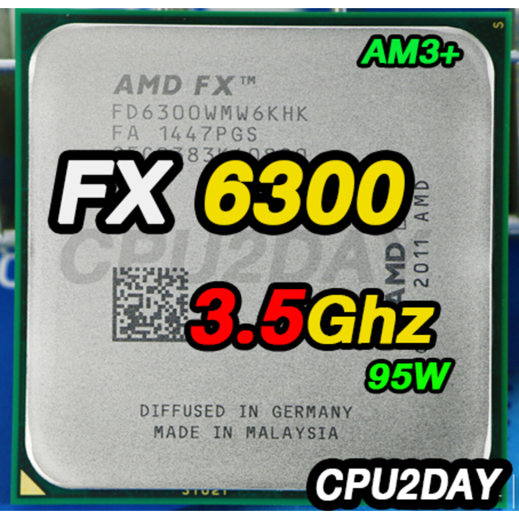 Amd Fx 6300 ราคาส ดค ม ซ พ ย Cpu Am3 Fx 6300 3 5ghz Turbo 4 1ghz พร อมส ง ส งเร ว ฟร ซ ร โครน ประก นไทย Cpu2day Shopee Thailand