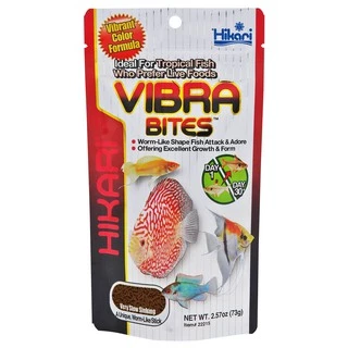 Hikari Vibra bites 35g./73g. Vibra baby 5g/37g เร่งสี ฮิคาริ อาหารปลาสวยงาม ไวบร้า