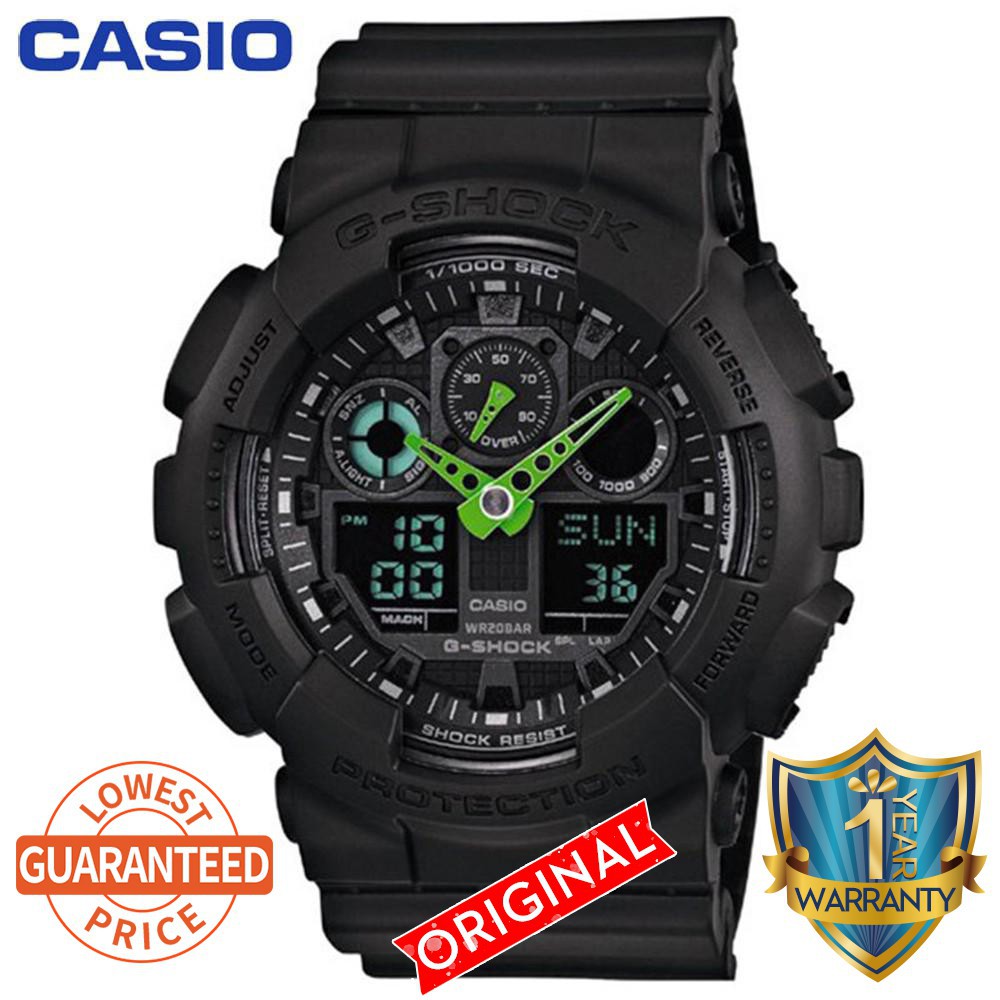 【HOT SALE】Authentic Casio G-Shock GA100 Men Women Sport Quartz Watch GA-100