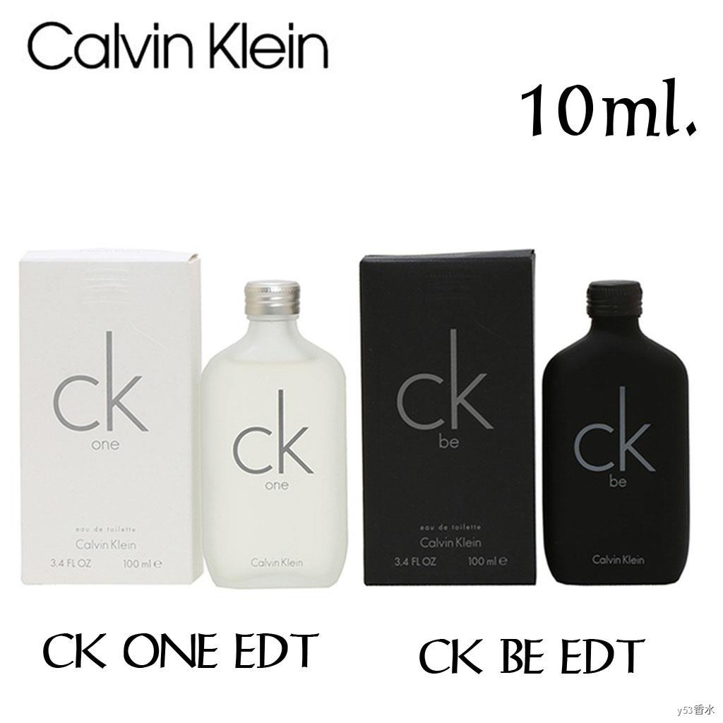 ❣✽น้ำหอมผู้ชาย น้ำหอมผู้หญิง CALVIN KLEIN CK ONE EDT / CK BE EDT EAU DE TOILETTE ของใหม่ 10 ml ของแท้ พร้อมกล่อง