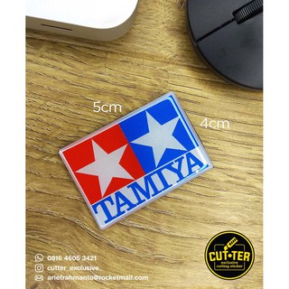 สติกเกอร์เรซิ่น ลายสัญลักษณ์ Tamiya