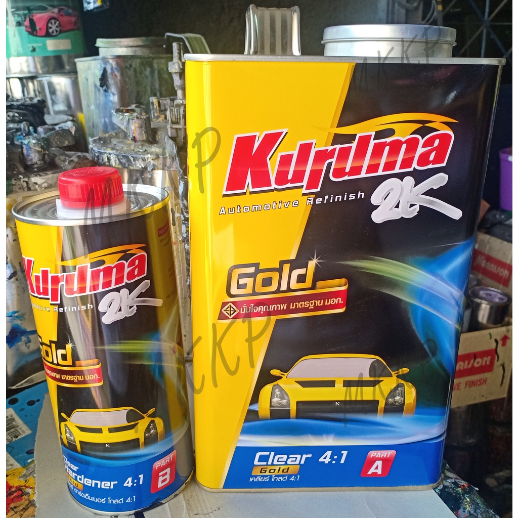 แลคเกอร์2k TOA KURUMA 4:1 แลคเกอร์เคลือบรถยนต์ แลคเกอร์เคลือบเงา แลคเกอร์คูลูม่าร์ (เนื้อ 3.2 ลิตร +