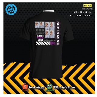 Techproject01 - เสื้อยืด ลาย Love Mine Streetwear สําหรับแฟนสาว (เลือกได้ฟรี)