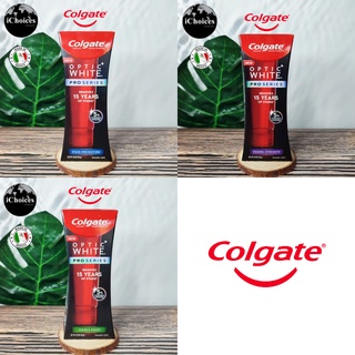 [Colgate] Optic White Pro Series Toothpaste 85 g คอลเกต ยาสีฟัน ฟันขาว ขจัดคราบเหลือง