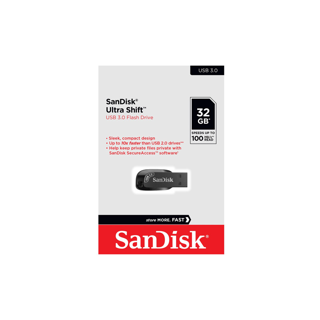 SanDisk Ultra Shift USB 3.0 Flash Drive 32GB (SDCZ410-032G-G46)