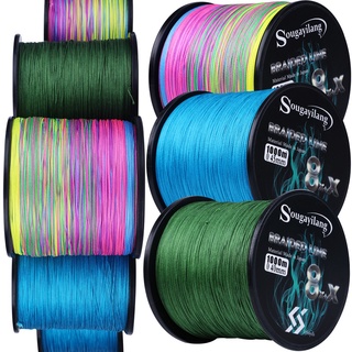 Sougayialng สายตกปลาถัก 8 + 1 ขาตั้งสายรอกตกปลาแบบถัก Super Smooth Monofilament สายตกปลา