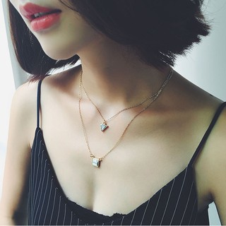 พร้อมส่ง Marble Necklace สร้อยคอหินอ่อน