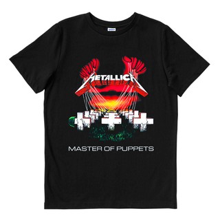 เสื้อยืดผ้าฝ้ายพิมพ์ลายแฟชั่น Metallica MASTER OF PUPPETS | เสื้อยืด พิมพ์ลายวงดนตรี | เพลงเมอร์ช | Unisex | เสื้อยืด พิ