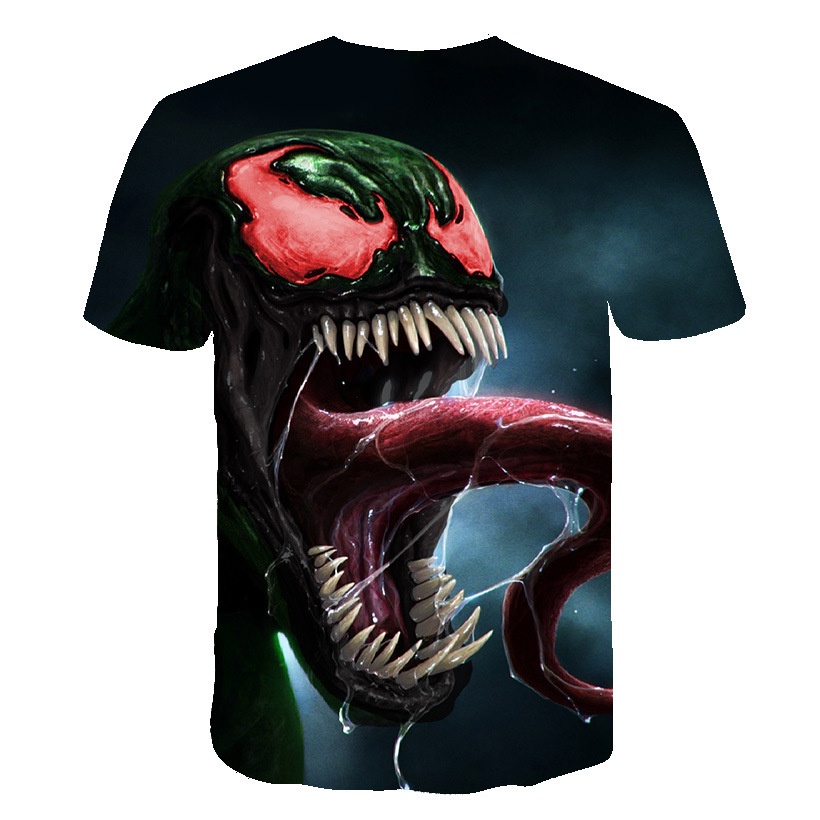 【DJSHT】ภาพยนตร์ Man Wei พิษTเสื้อ3Dพิมพ์แน่นกีฬาเสื้อผ้าออกกำลังกายเดอร์แมนซูเปอร์ฮีโร่T;;