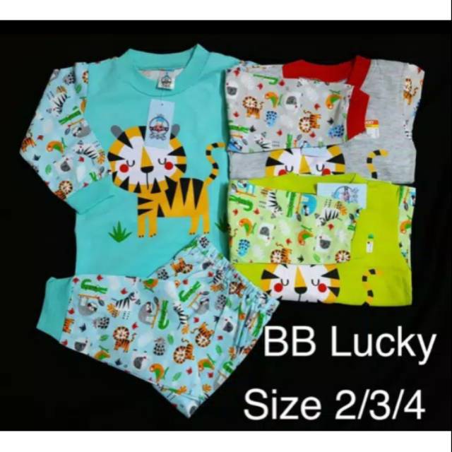 BB Lucky ชุดเด็ก/ชุดนอนยาวอายุ 2-4 ปี SNI