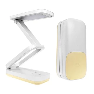 โคมไฟตั้งโต๊ะ โคมไฟอ่านหนังสือ ชาร์จไฟ LED แสงขาว ปรับแสงได้ รุ่น KM-6725 โคมไฟ ไฟตั้งโต๊ะ