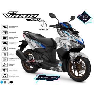 สติกเกอร์ พิมพ์ลาย Vario 160 Variation สําหรับติดตกแต่งรถจักรยานยนต์