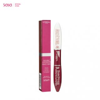 LOreal Paris Beauty Tubes Double Extension มาสคาร่า ช่วยให้ขนตาดูยาวขึ้น (1 ชิ้น)