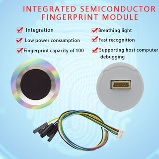 SFM-V1.7 Semiconductor Integrated Touch Capacitive Acquisition And Identification Fingerprint Sensor Module UART Communi