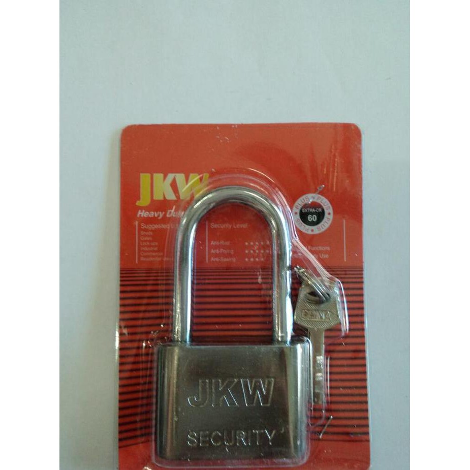 คอยาวกุญแจสีขาว 60 มม. คุณภาพ Hq