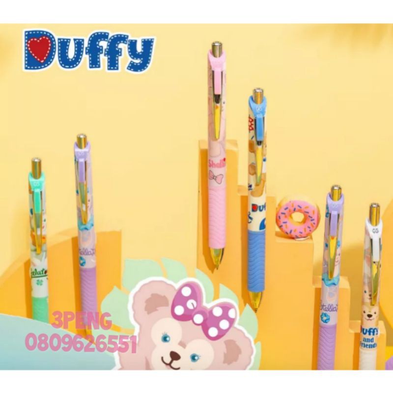 #DUFFY==> (set 6 ด้าม) ปากกาหมึกเจลสีดำ ทรง Energel