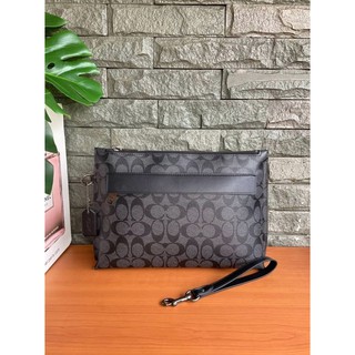 COACH CARRYALL POUCH IN SIGNATURE CANVAS (COACH F29508)