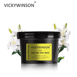 Vickywinson Lily สครับอโรมาเธอราพี 50 กรัม เกลือขัดผิว ทําความสะอาดล้ําลึก ครีมบํารุงผิว ให้ความชุ่มชื้น