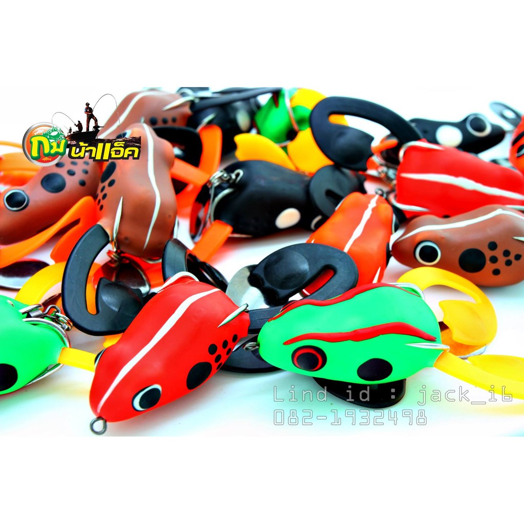 กบยาง jacklure ขนาด 4.0 ซม. moder 2019 (มีสินค้าพร้อมส่งในไทย)