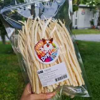 Dogfin กระดูกปลาอบแห้งถุงใหญ่ 500 g. - 1 kg. ขนมสุนัขและแมว บำรุงกระดูกและฟัน แคลเซียมสูง!!