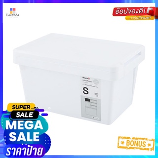 กล่องเก็บของ ฝาล็อค STACKO MONO 6691 4 ลิตร 19x27.5x15.1 ซม. สีขาวSTORAGE BOX STACKO MONO 6691 19X27.5X15.1CM 4L WHITE