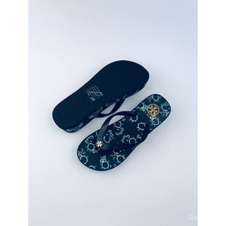 US100% Tory Burch Flip-Flop Classic Lady รองเท้าแตะ หลายสไตล์-