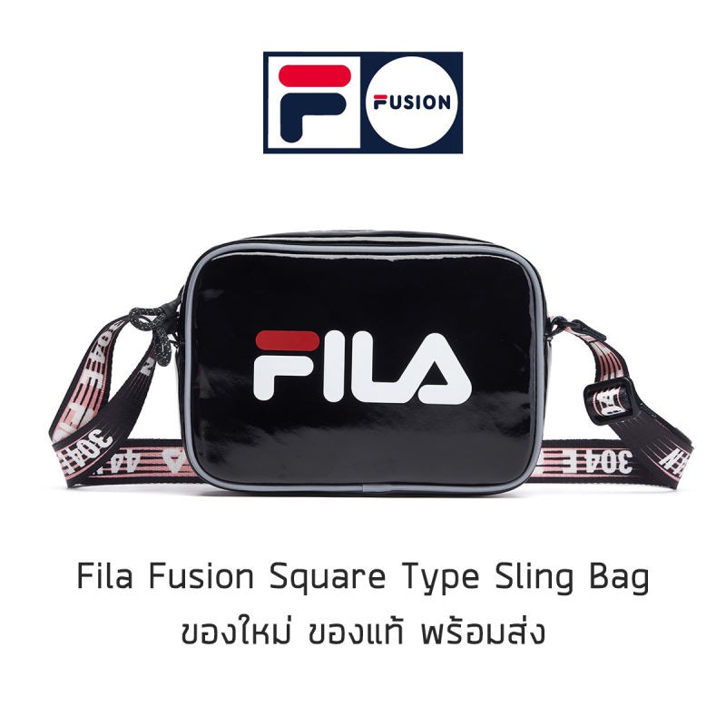 กระเป๋าสะพายข้าง Fila Fusion รุ่น Square Sling Bag ของใหม่ ของแท้ ส่งจากไทย กระเป๋าสะพาย กระเป๋าใส่มือถือ  กระ